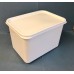 4 LITRE RECTANGULAR WHITE TUB
